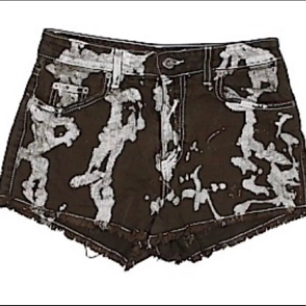 Womens Carmar Camp Camouflage Cutoff Shorts - Sz 29